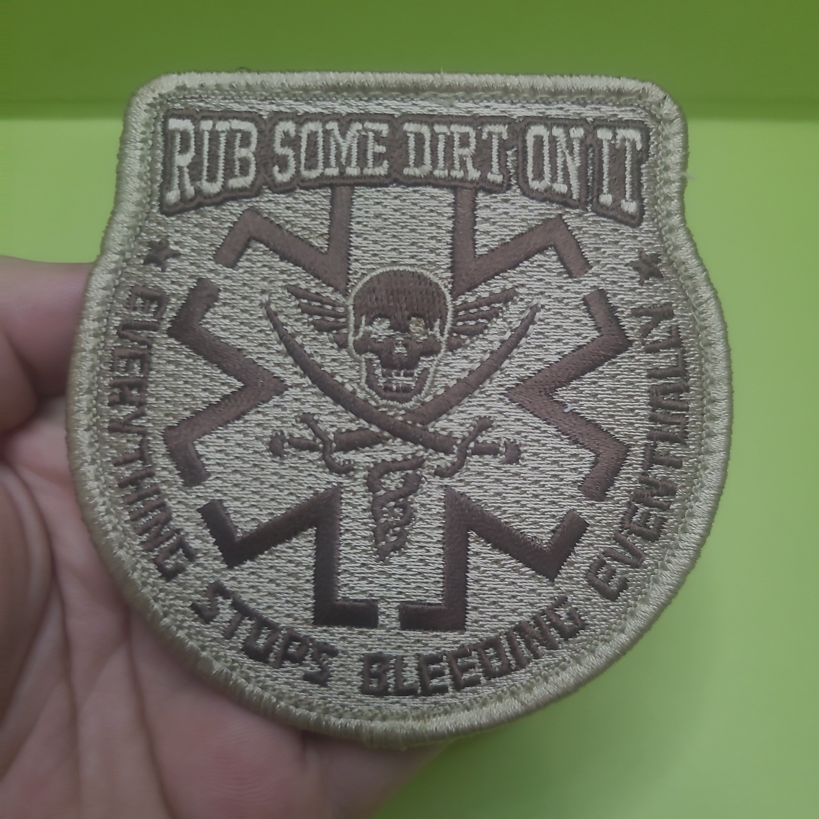 Rub Some Dirt On It - Arid - Embroidered Morale Patch