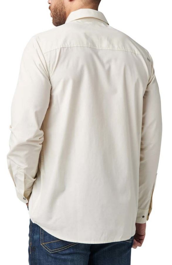 5.11 Tactical 72531 Men's Igor Solid L/S Shirt, Silver Birch, 2X-Large Regular