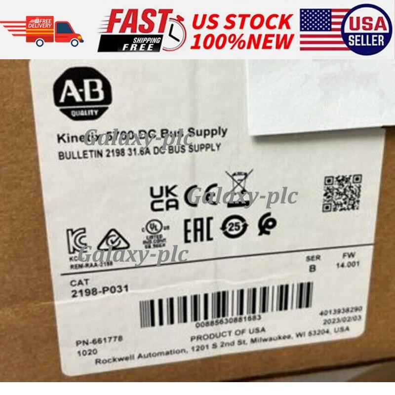 2198P031 Allen-Bradley 2198-P031 AB Factory Sealed NEW US Free Tax