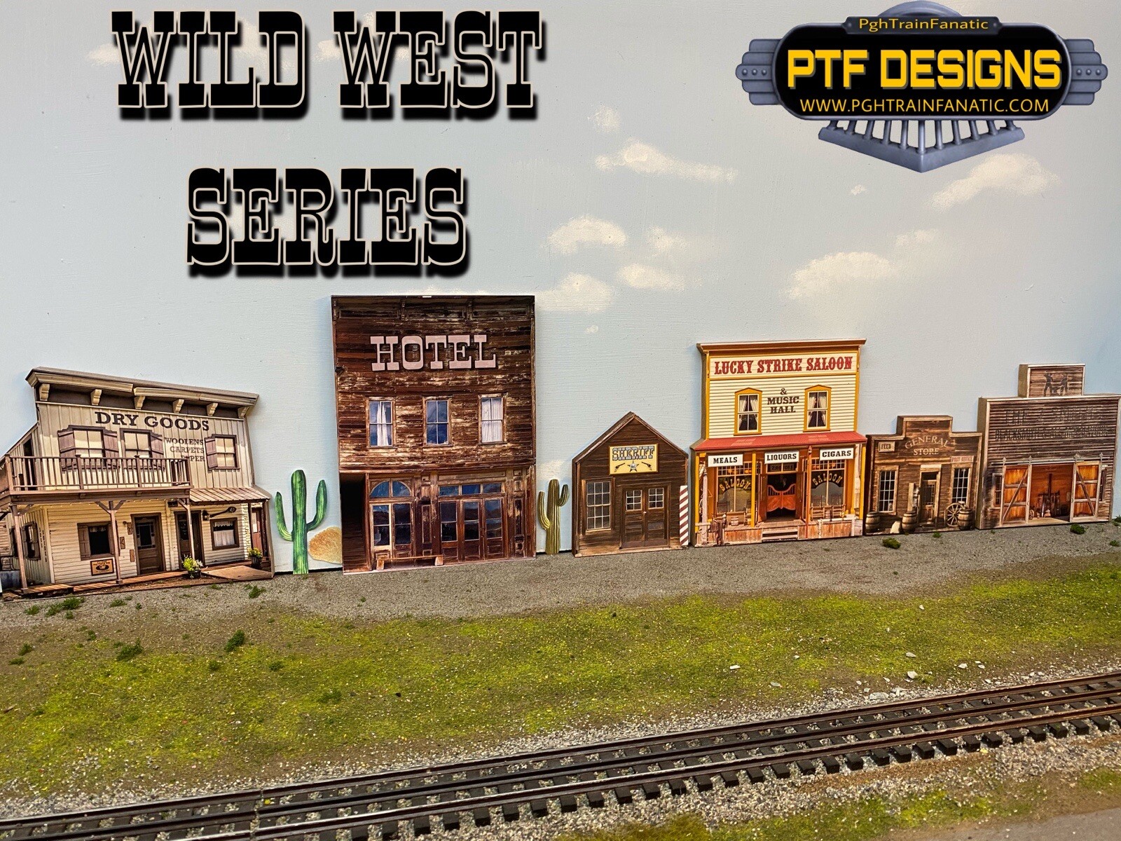O Scale Wild West Blacksmith #2- Building Flat/Front- MTH