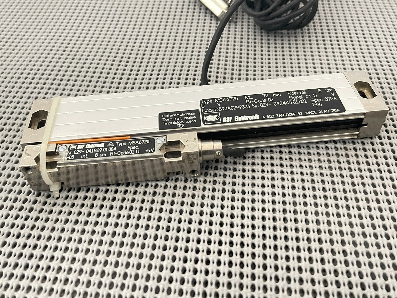 RSF Elektronik MSA 6720 Linear Scale Encoder Measuring Length 70mm