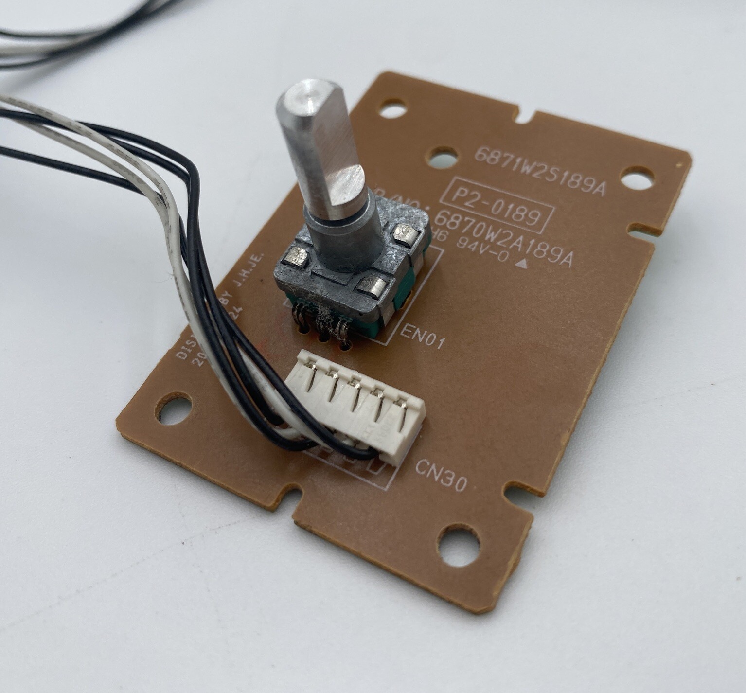 GE Microwave PCB Selector Switch OEM WB27X10396