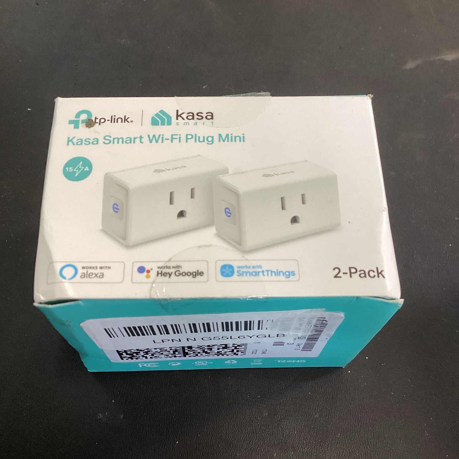 TP-Link Kasa Smart Wi-Fi Plug Mini 2-Pack EP10P2 NEW