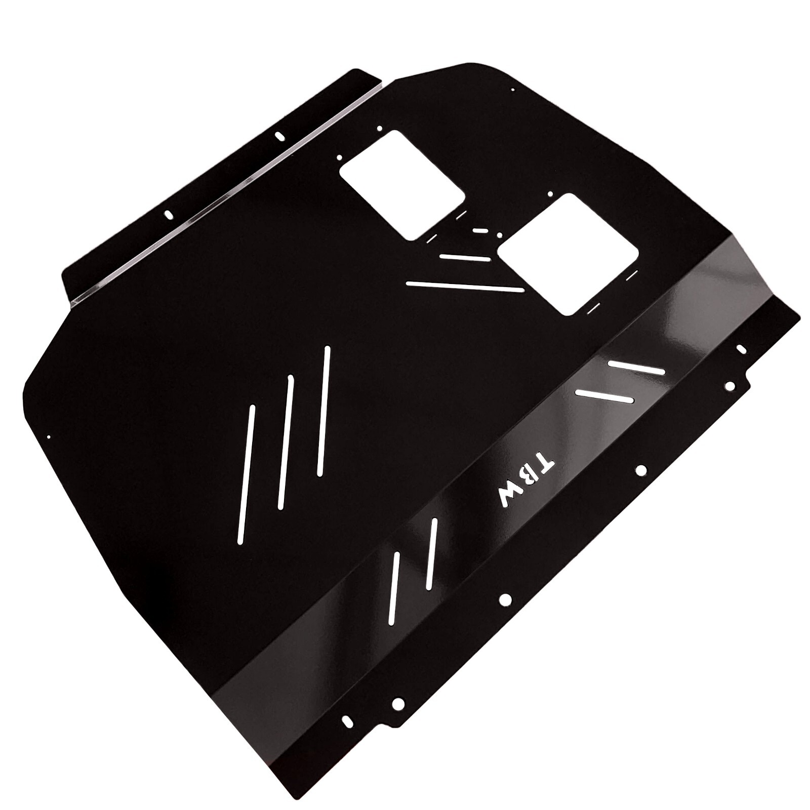 BLACK Aluminum Engine Shield Under Tray Skid Plate for 22+ Honda Civic 11th Gen
