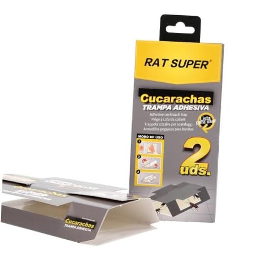 House-Shaped Cockroach Glue Traps (2-Pack) - Easy to Use Sticky Traps for Glue
