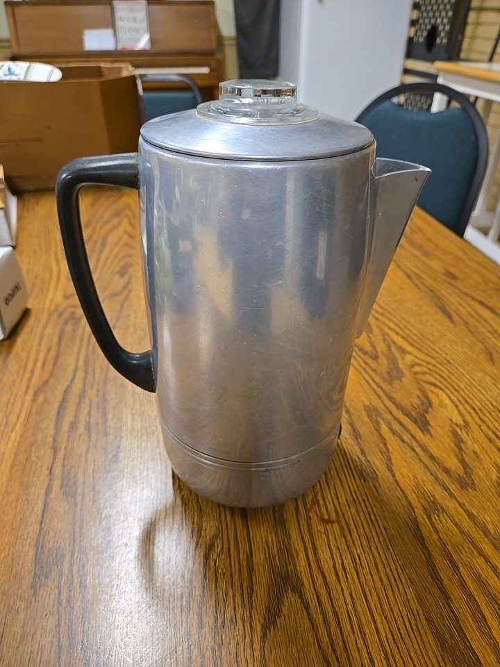 Vintage Sears Roebuck & Co Kenmore 307-6744 Aluminum Electric Coffee Percolator