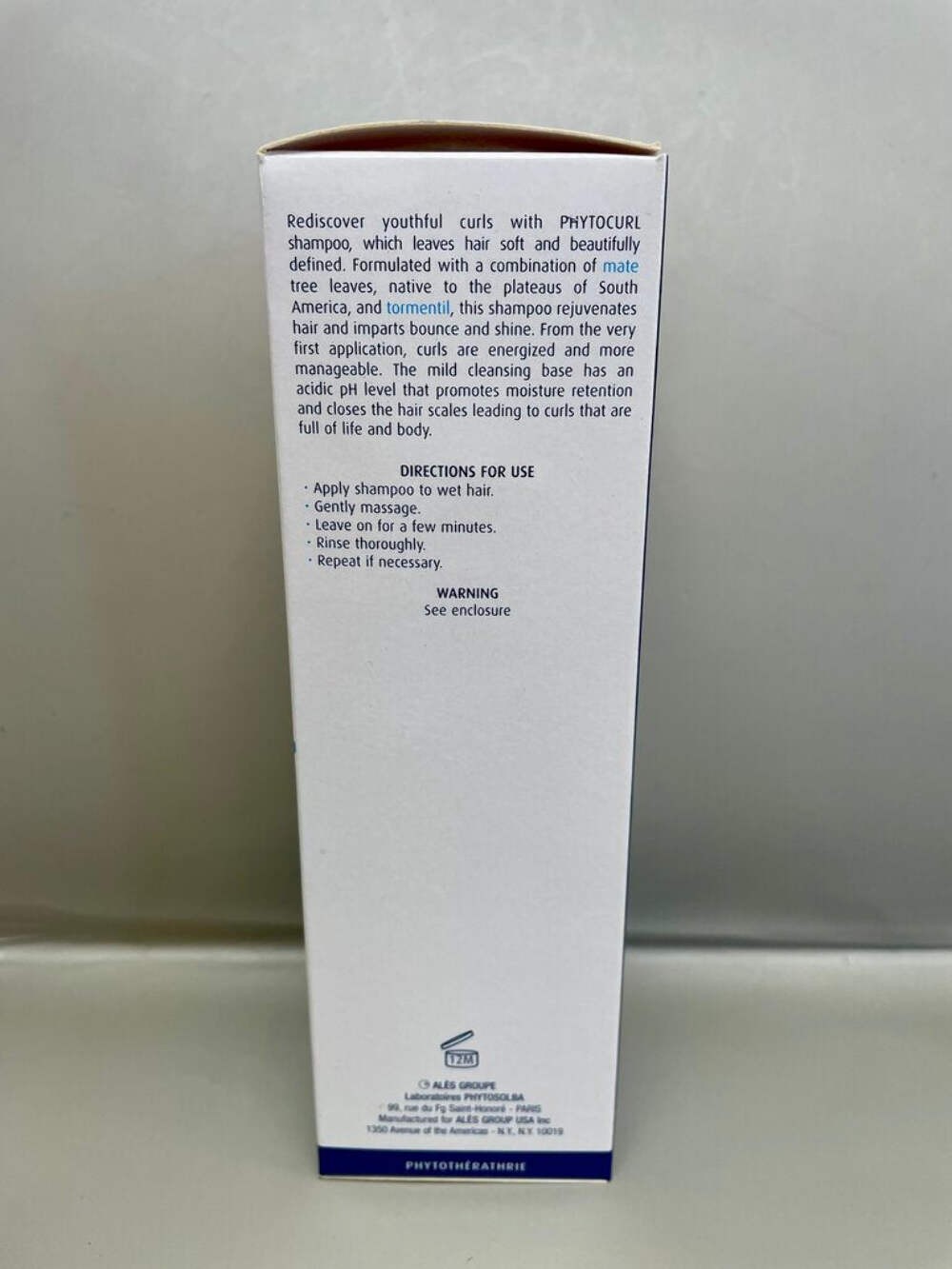 NEW PHYTO PHYTOCURL SHAMPOO 6.7 FL OZ