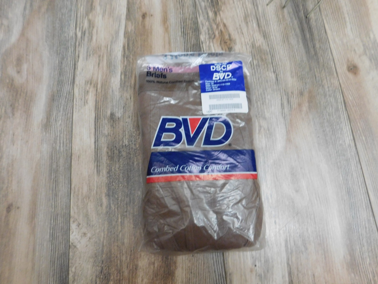 3  MILITARY MENS BROWN BRIEF SIZE 32 NEW