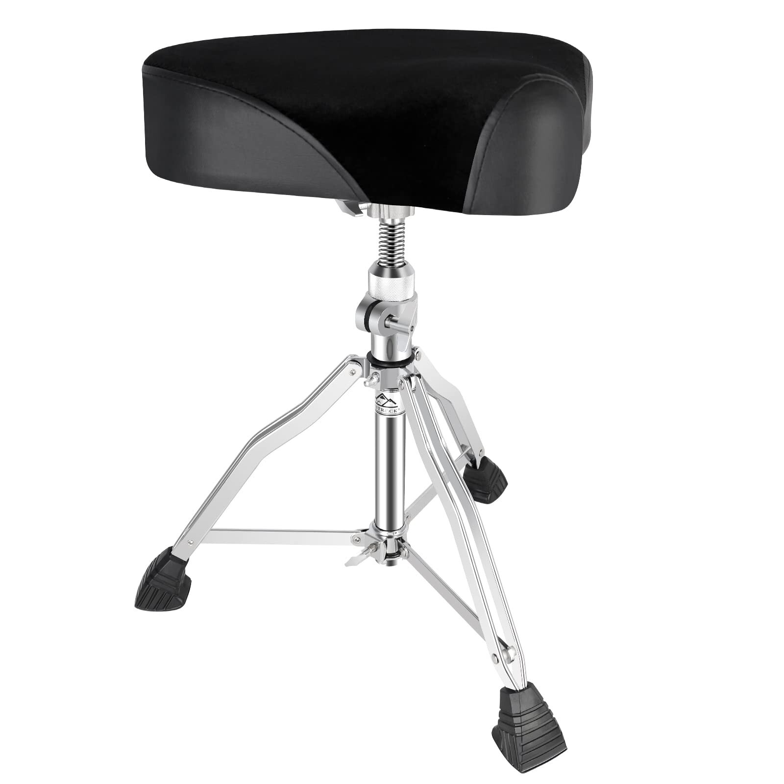 EASTROCK Drum Throne Drum Seat Height Adjustable,Rotatable Padded Drum Stools...