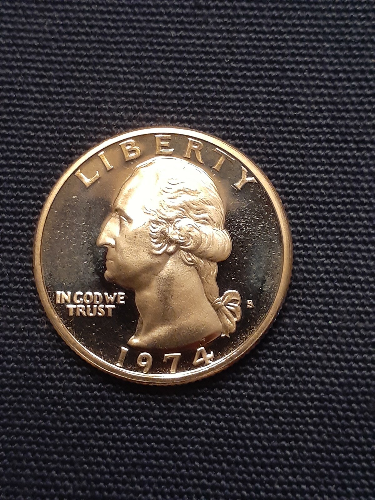 1974 S PROOF WASHINGTON QUARTER