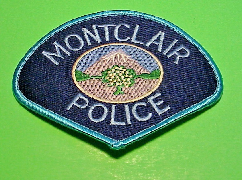 MONTCLAIR CALIFORNIA CA  ( BLUE BORDER )  3 1/2" x 4 3/4"  POLICE PATCH