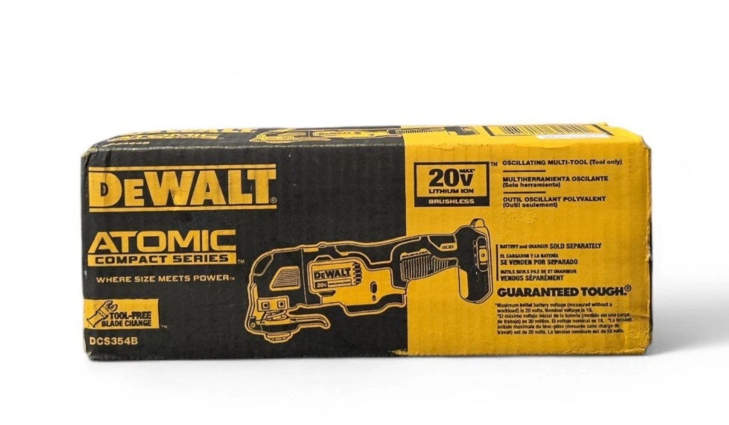 DEWALT DCS354B 20V MAX ATOMIC BL Li-Ion Oscillating Multi-Tool (Tool Only) New