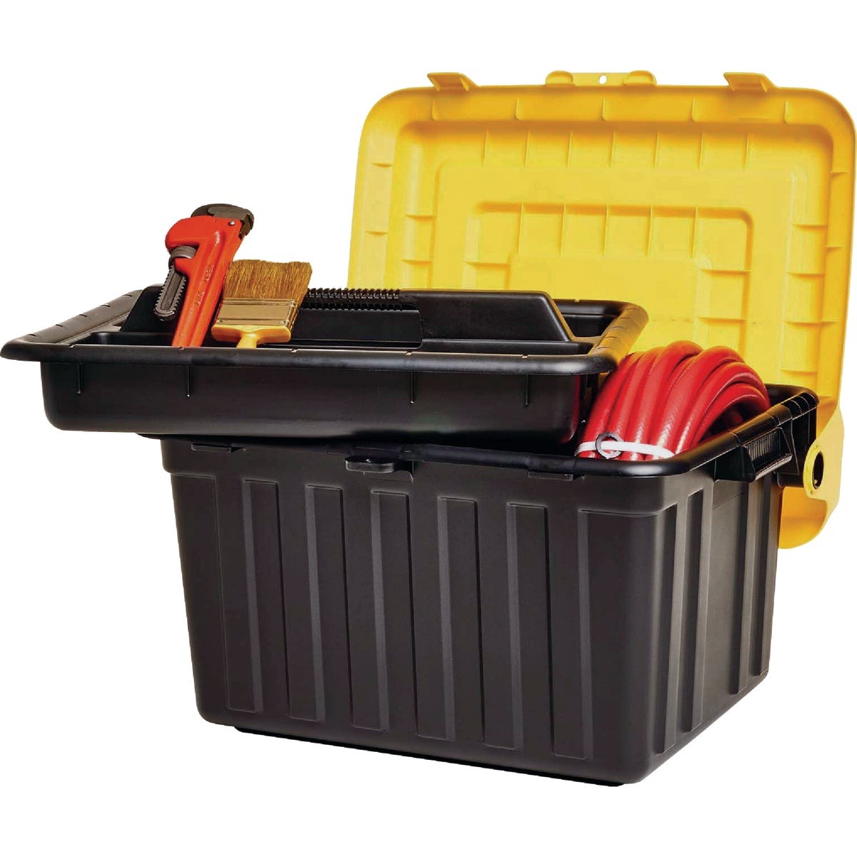Durabilt Black & Yellow Tote Locker with Tray  0441BKYL.02 Durabilt 0441BKYL.02