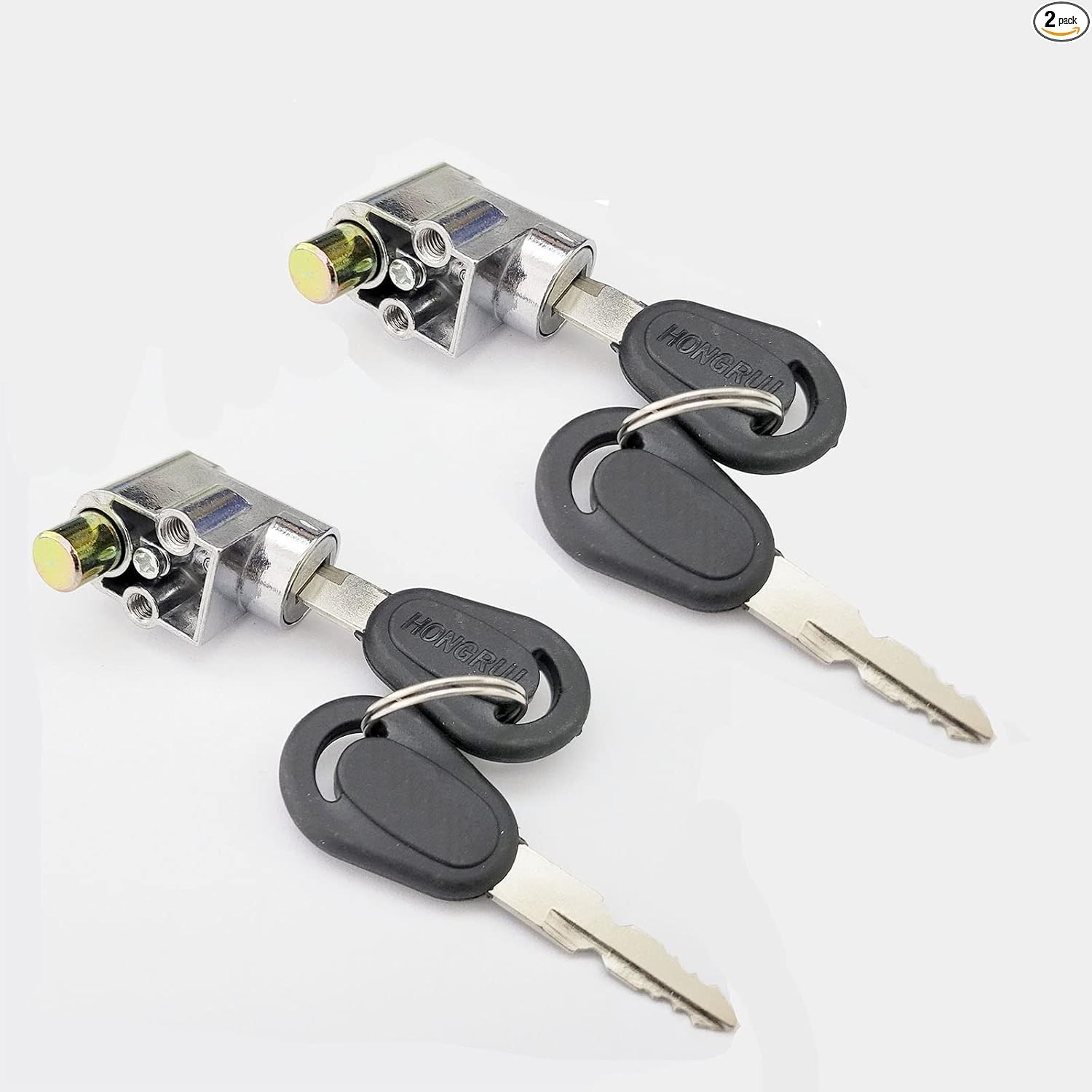 Pair of Motorcycle Cylinder Lock Ignition Switch Anti-Theft Safety Locks for Ele