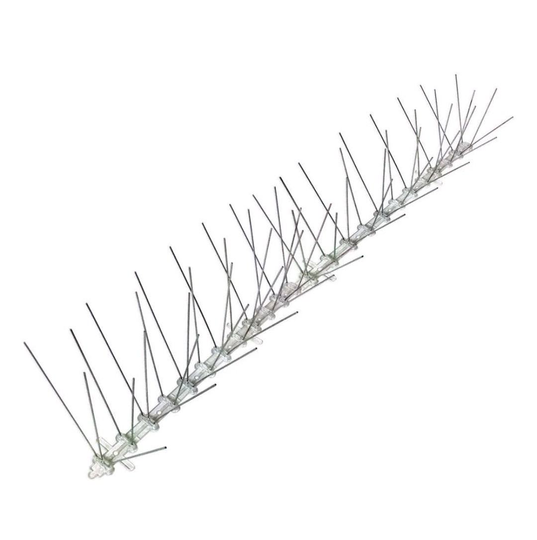 x2 New BIRD-X STS-10 Bird Repellent Spikes,10 ft L,4 1/2 in W 6WB50