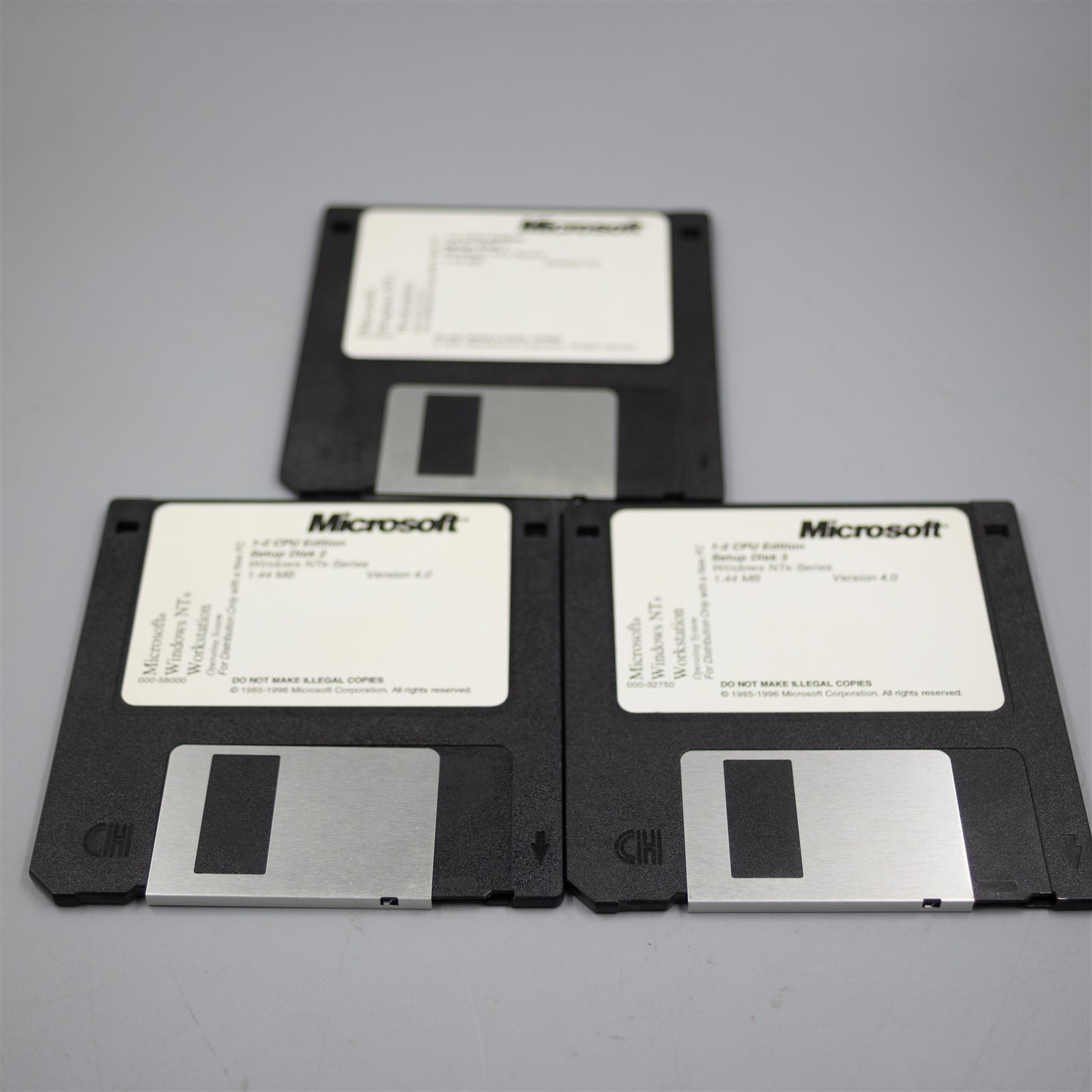 Microsoft Windows NT Workstation 4.0 1-2 CPU Edition Floppy Disks