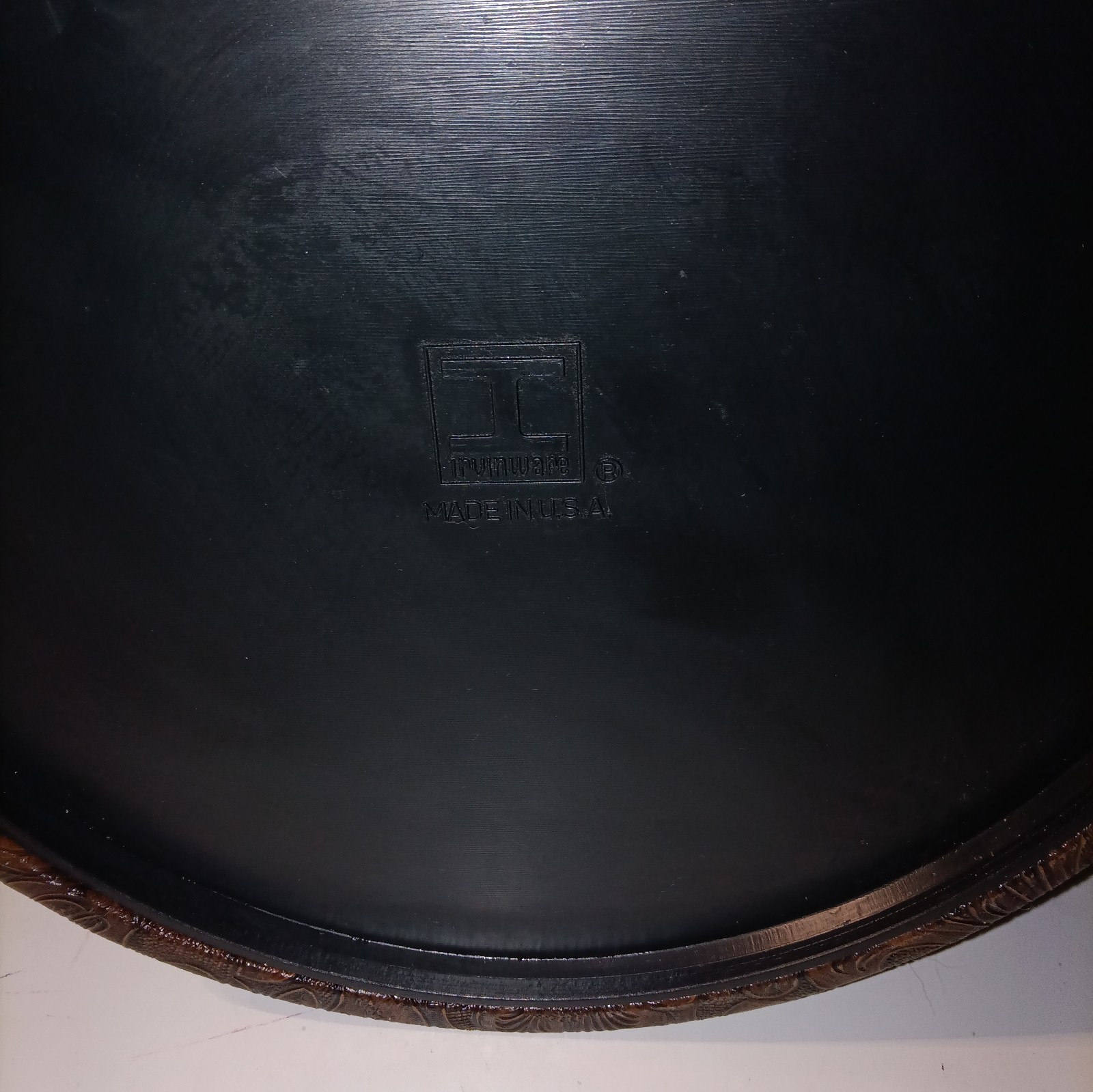 Vintage Irvinware Embossed Tooled 3 Quart Barware Ice Bucket Drinks Wine