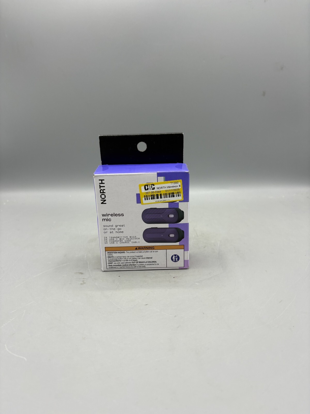 NORTH Wireless Microphone with Charger (USB-C) READ