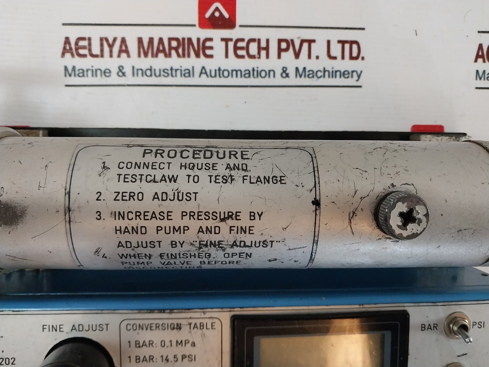 Omicron Ote-p202 Pressure Calibrator