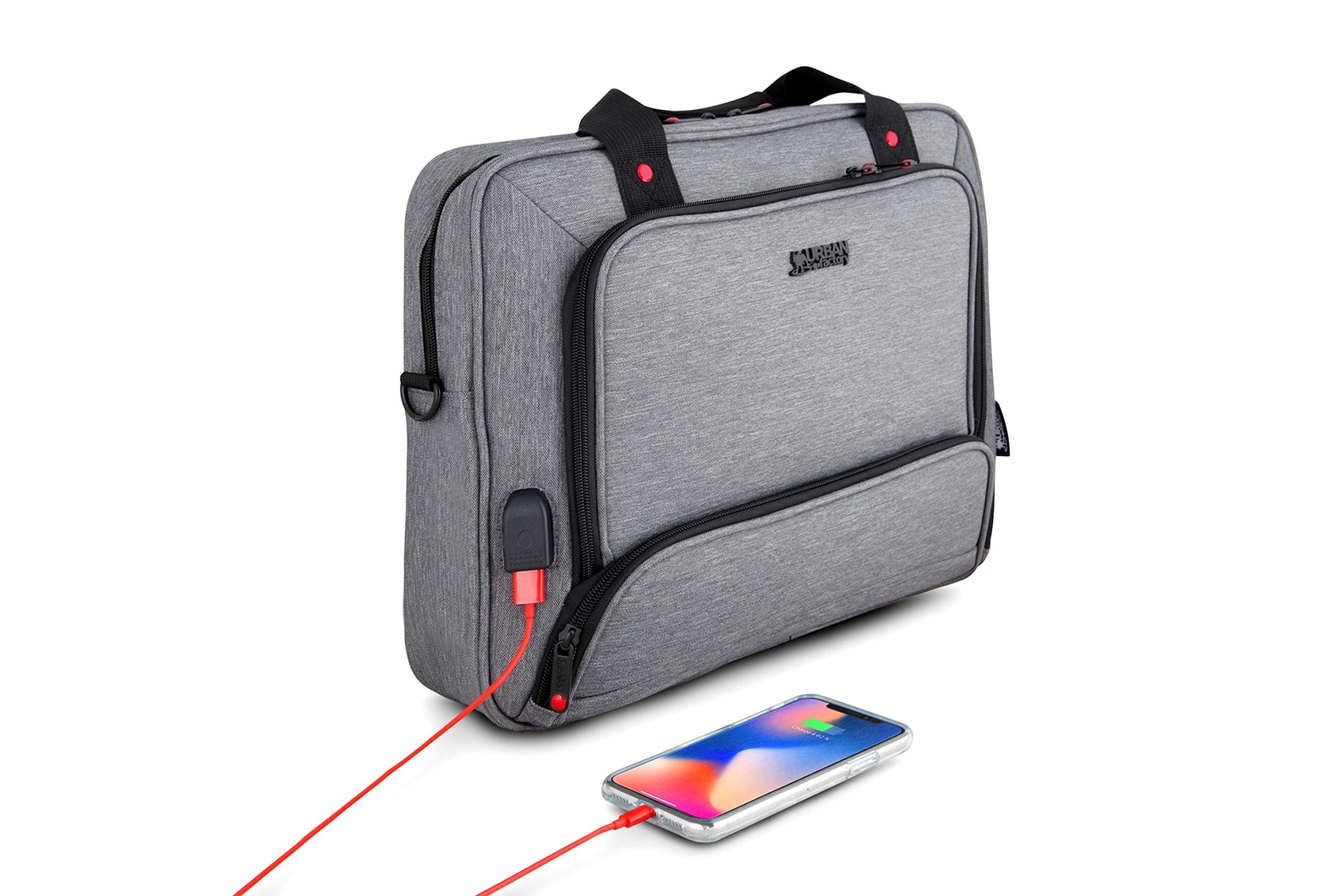 Urban Factory MTE15UF Mixee Toploading Case for Laptops upto 15.6" - Grey 15.6"