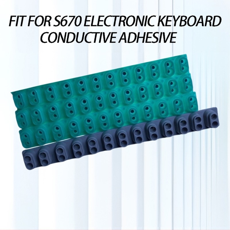 5Pcs Reliability Conductive Rubber Strips Silicone Keyboard Conductive Pad