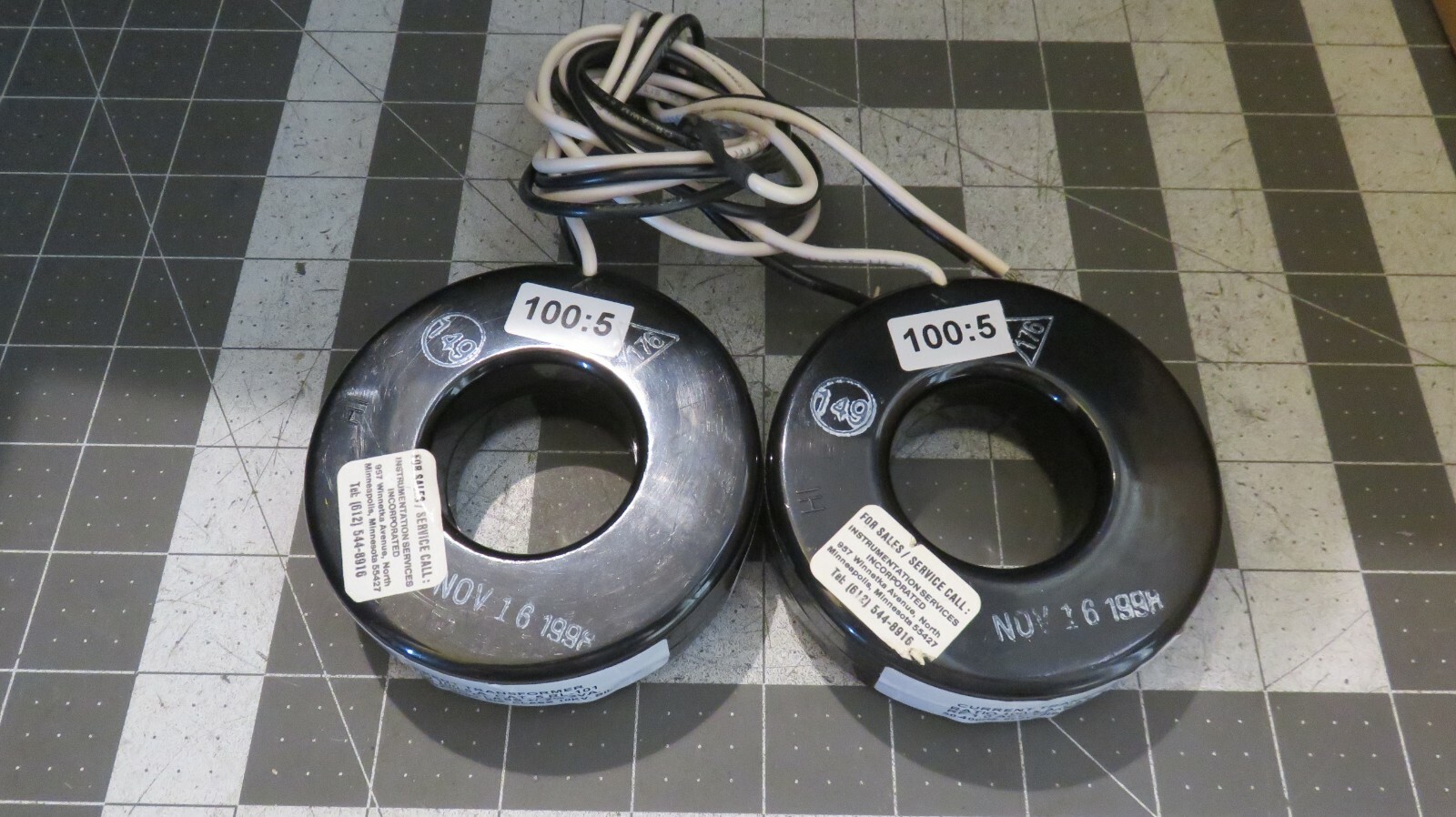 5 RL-101 Instrument Transformer INC LR89403 Current Transformer 100:5 50-400Hz