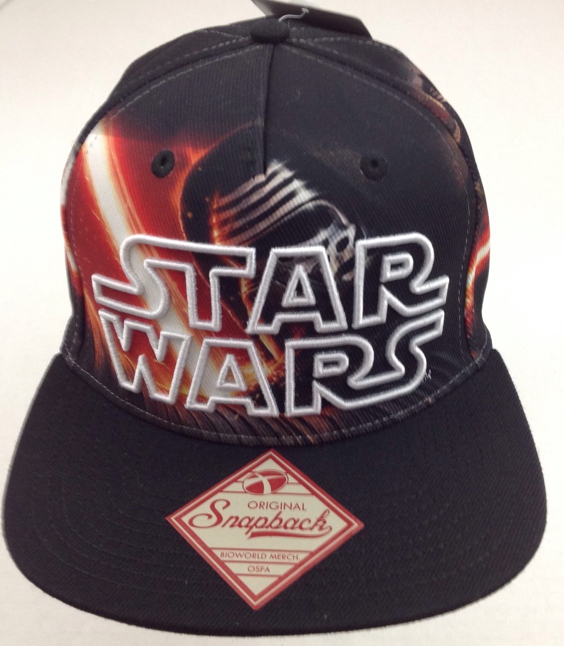 Star Wars Episode 7 Kylo Ren Baseball Hat Cap SnapBack Black Disney Mens One Sz