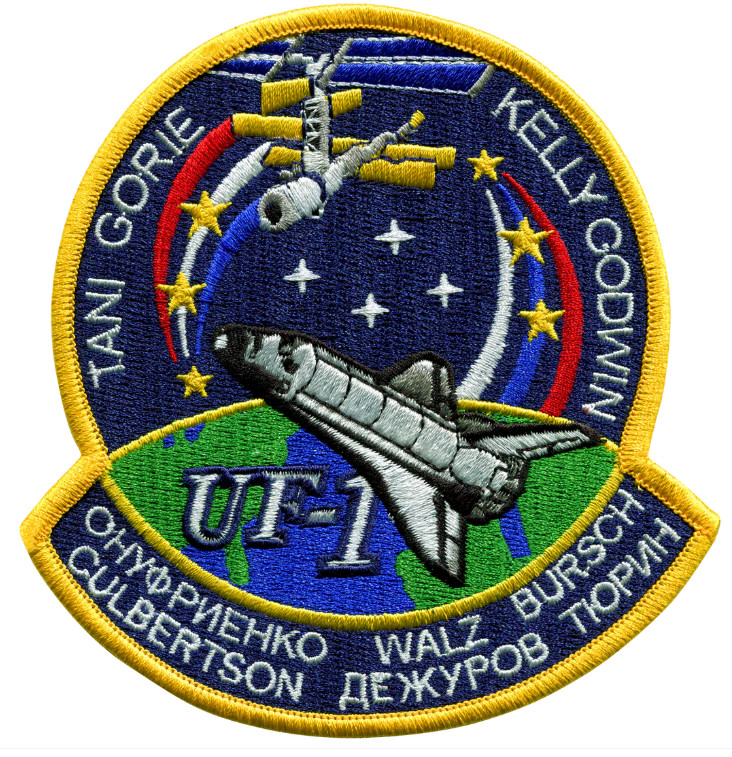 NASA Dan Tani STS‑108 Mission Patch — 4" Embroidered NASA Shuttle Emblem