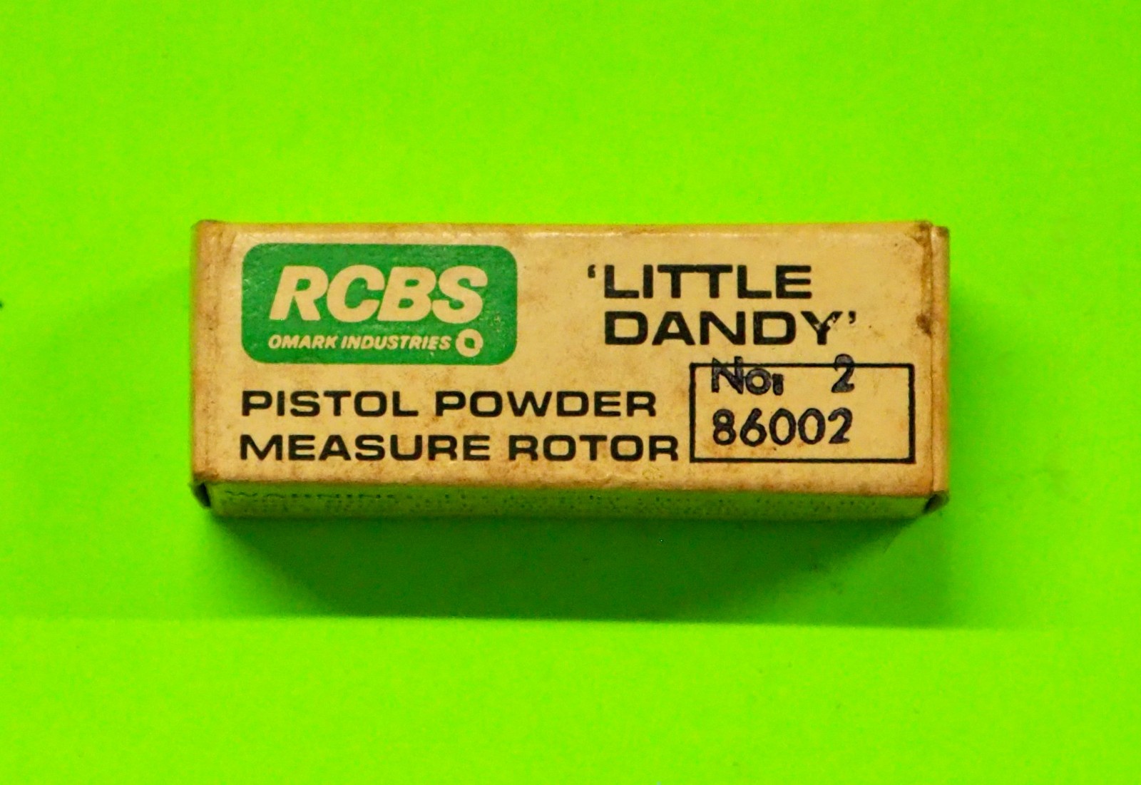 RCBS Little Dandy Rotor #02-(86002)-NOS-in box