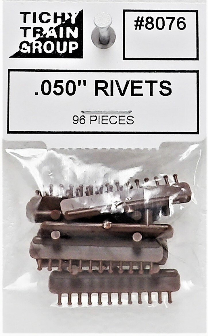 HO Scale Tichy Train Group 8076 Scale Rivet Heads .050" Diameter pkg (96)