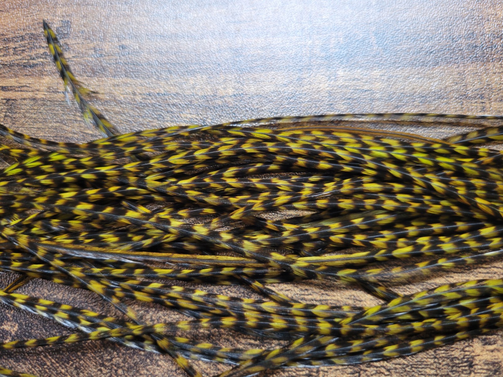 Full or Half  Set Sized DARK OLIVE GRIZZLY Dry Fly Rooster Saddle Feathers