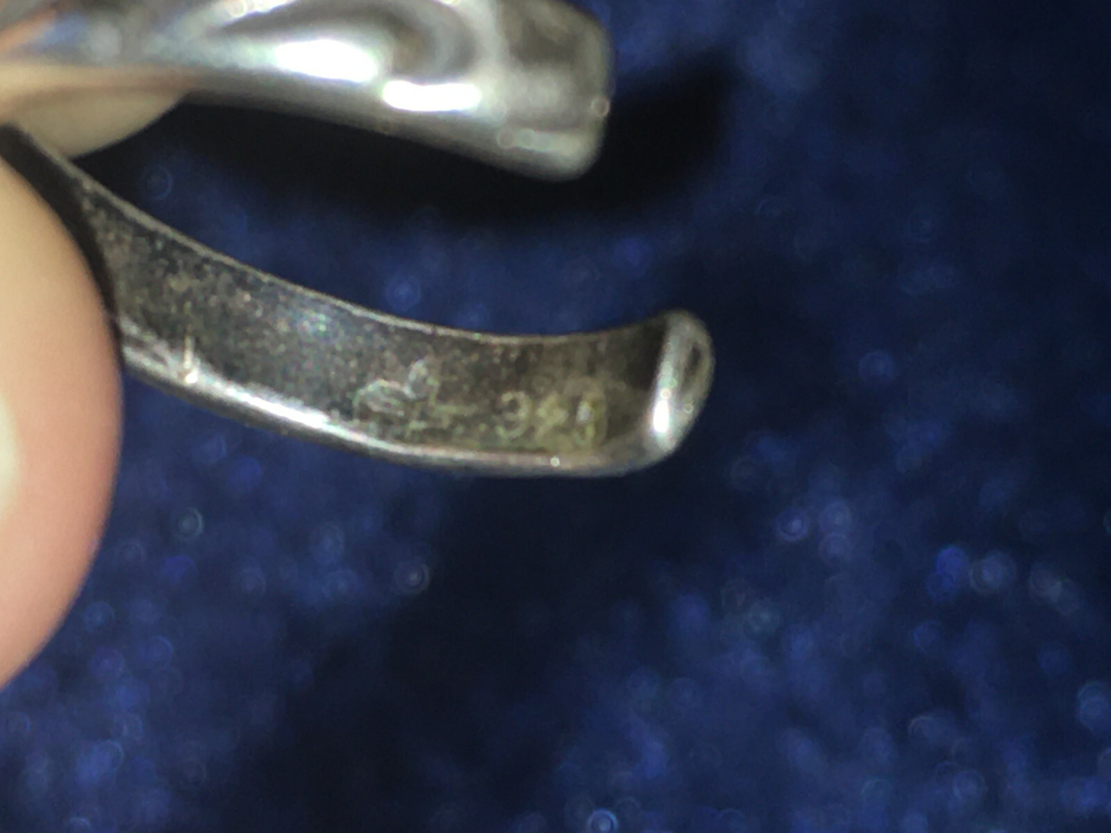 Signed Waves Ocean Theme Adjustable Toe Ring Genuine Sterling Silver 925