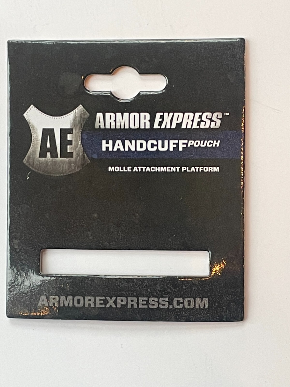 ARMOR EXPRESS Handcuff Single Covered Pouch Tactical Gray #TPVHCSCTGY