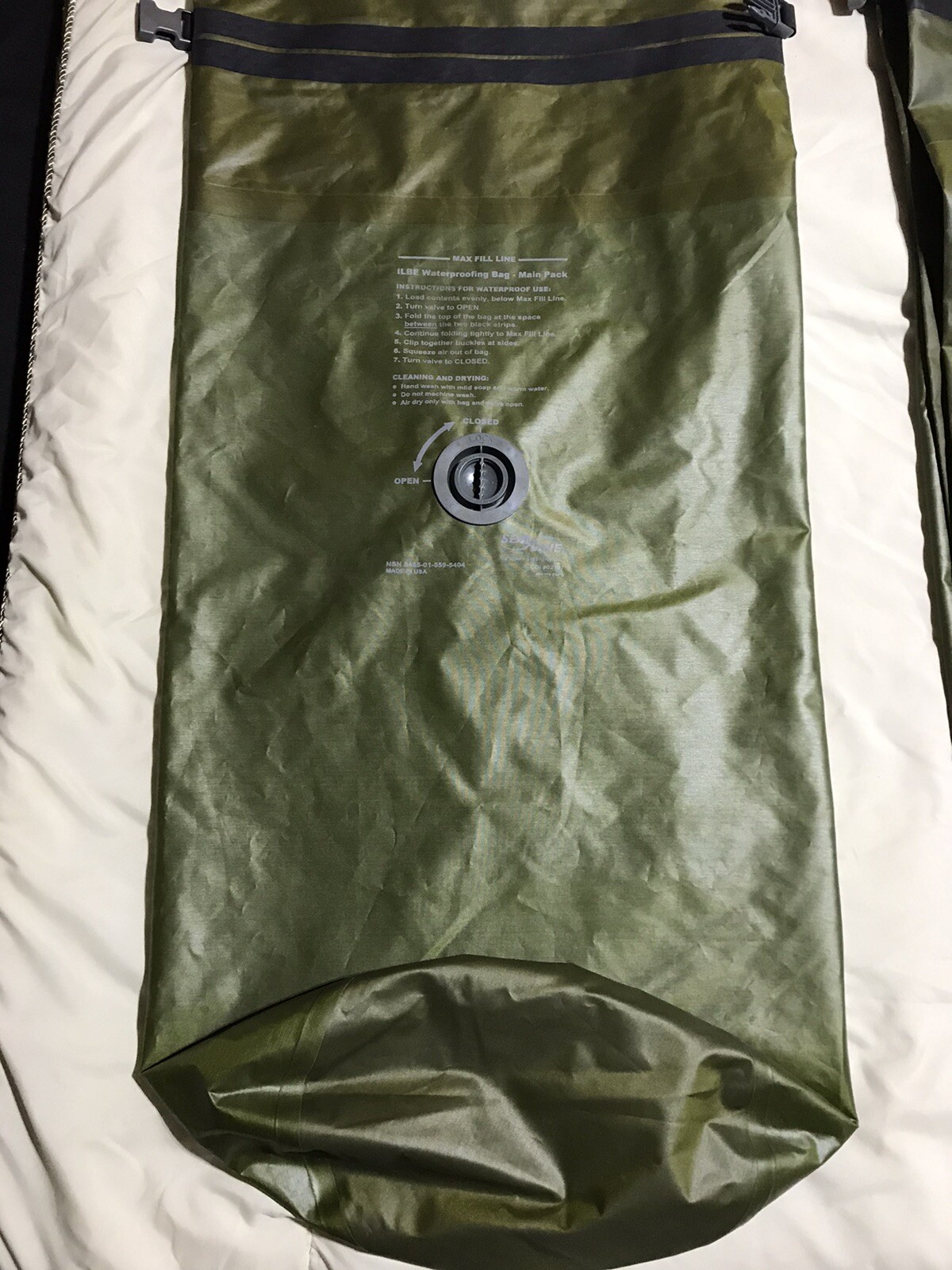 USMC SEAL LINE WATERPROOF 65L DRY BAG LIGHT WEIGHT BACK PACKING,CAMPING HUNTING