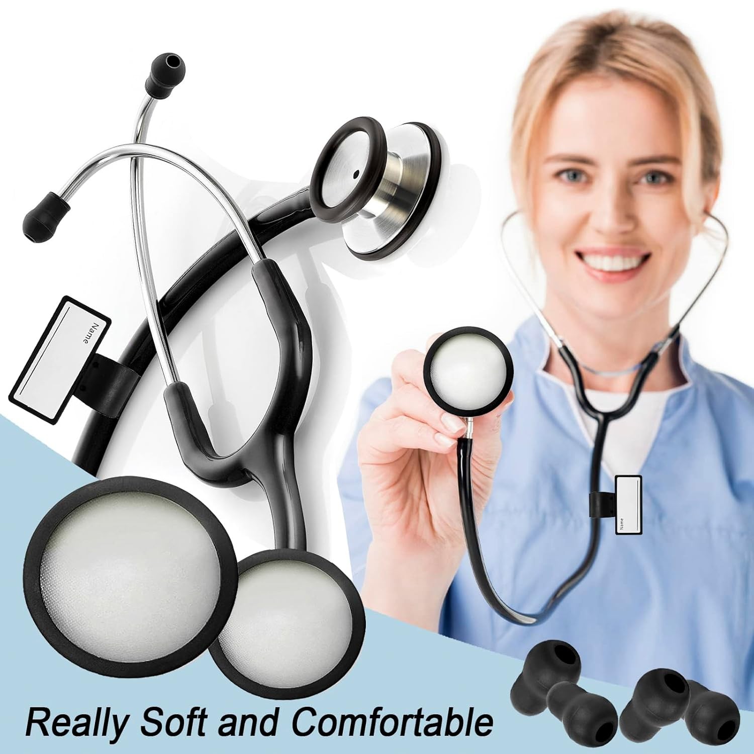 Stethoscope Replacement Part Kit Diaphragm for Littman black