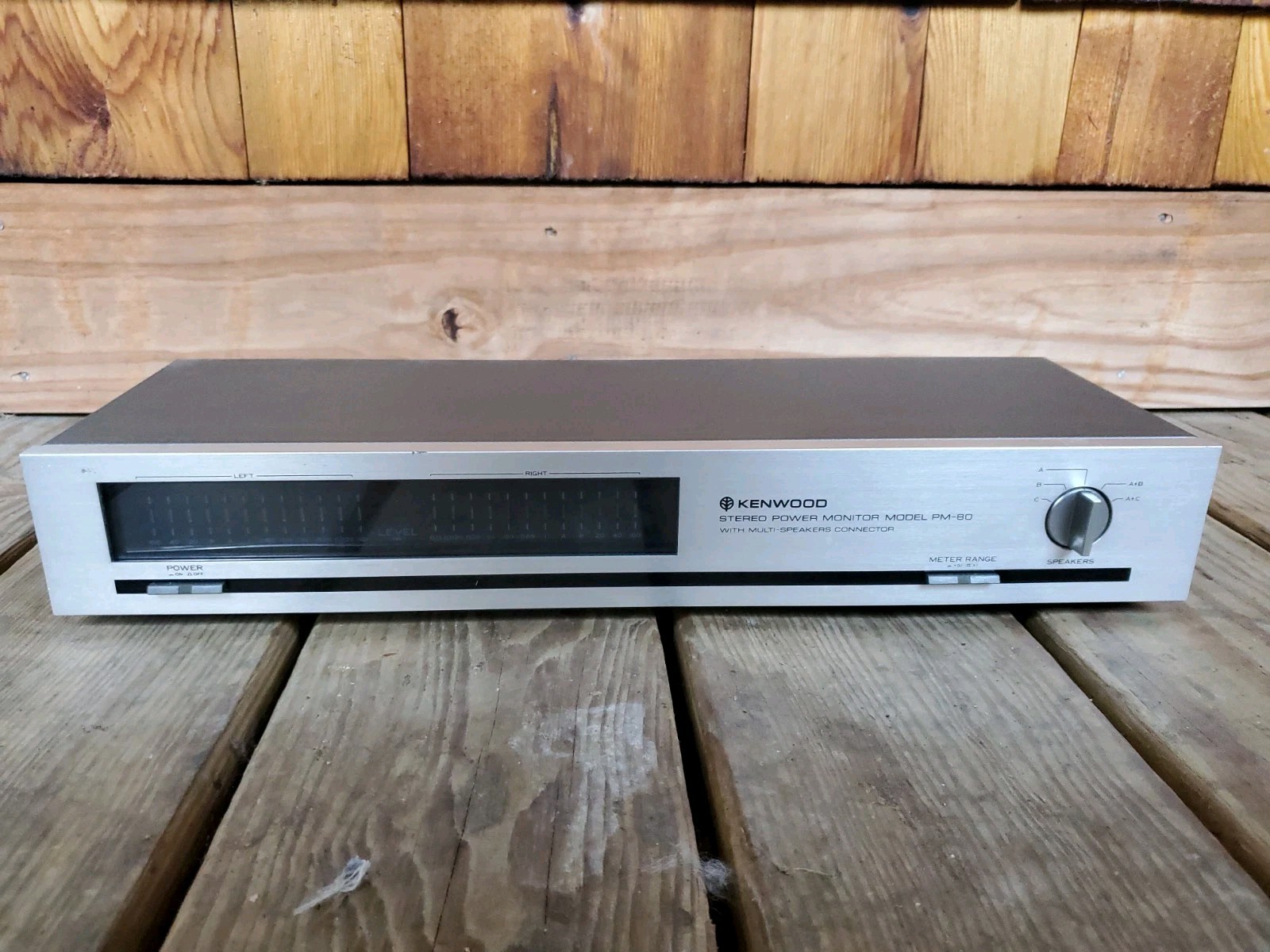 KENWOOD PM-80 stereo power monitor TESTED