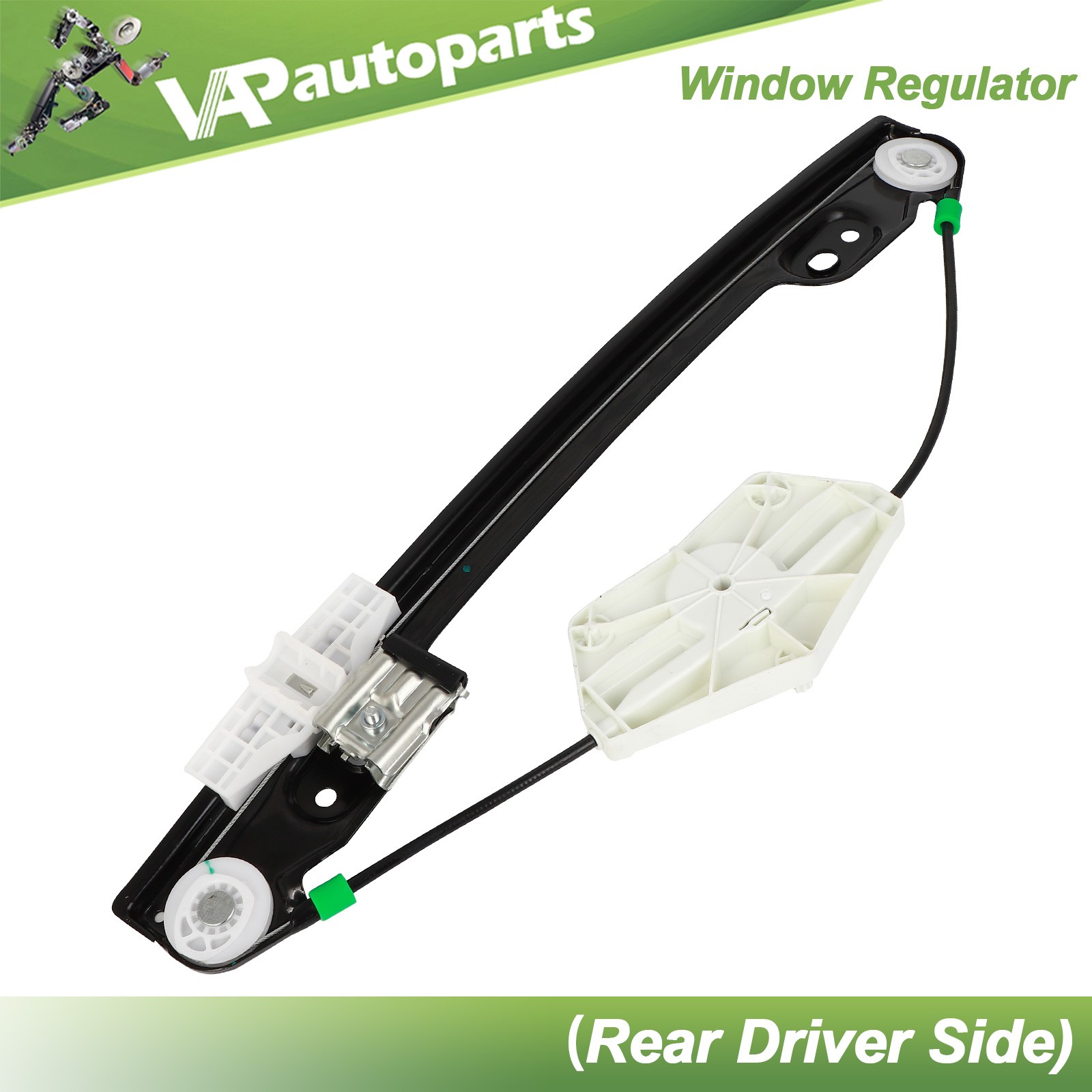 Rear Left For 2007-2014 Ford Edge 2007-2015 Lincoln MKX Power Window Regulator