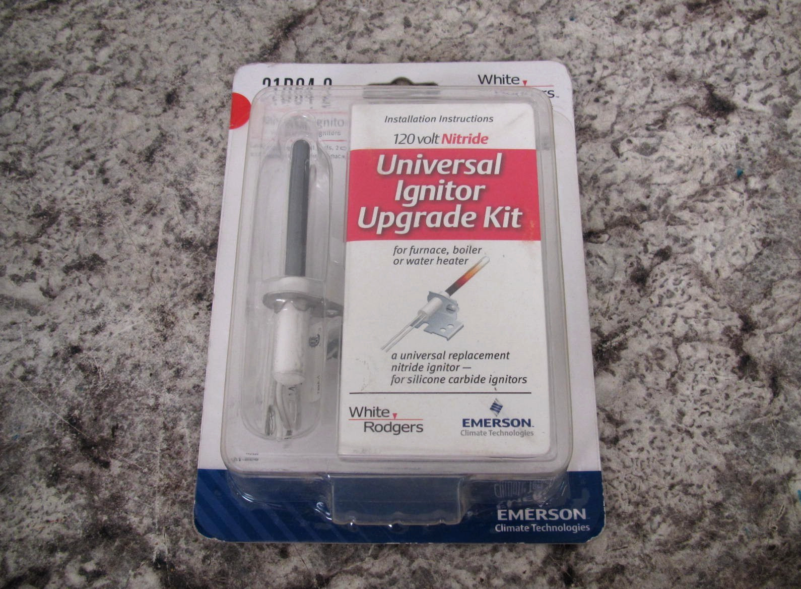 New White-Rodgers 21D64-2 120V Nitride Universal Furnace Ignitor / Igniter Kit