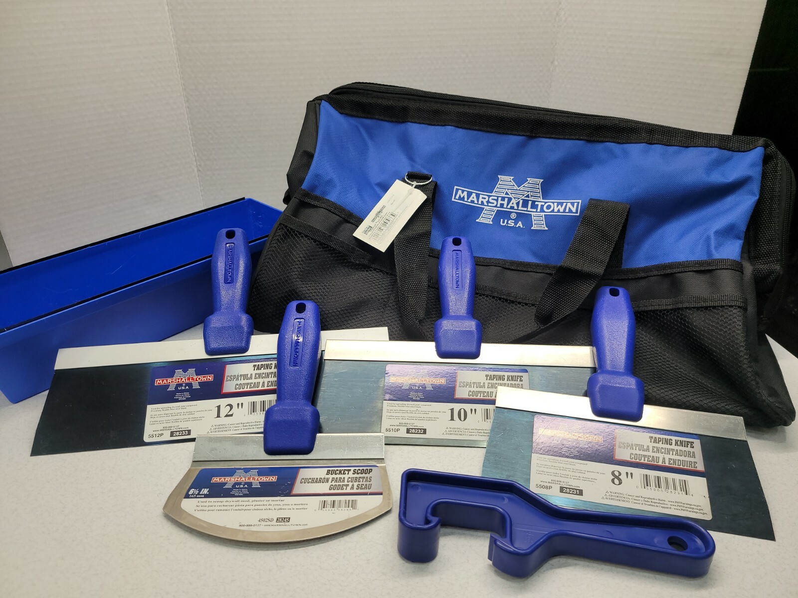 Marshalltown 6 Piece Drywall Tool Kit Set W/ Nylon Carry Bag DWTK-L - Brand New