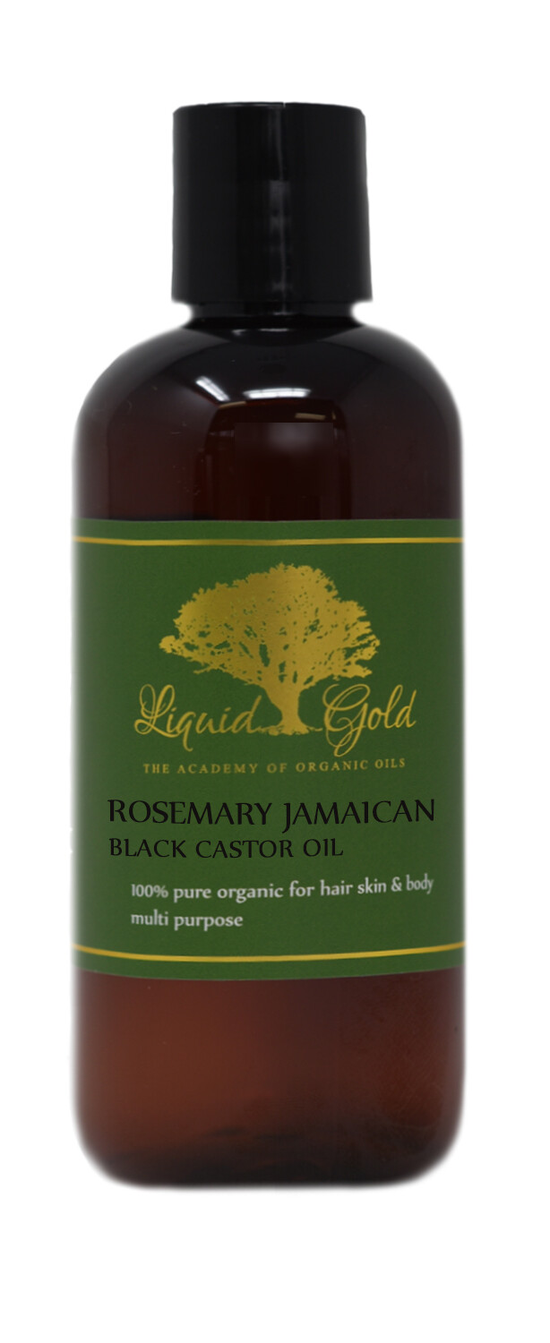 12 Oz Premium Rosemary Jamaican Black Castor Oil Pure Organic for For Skin