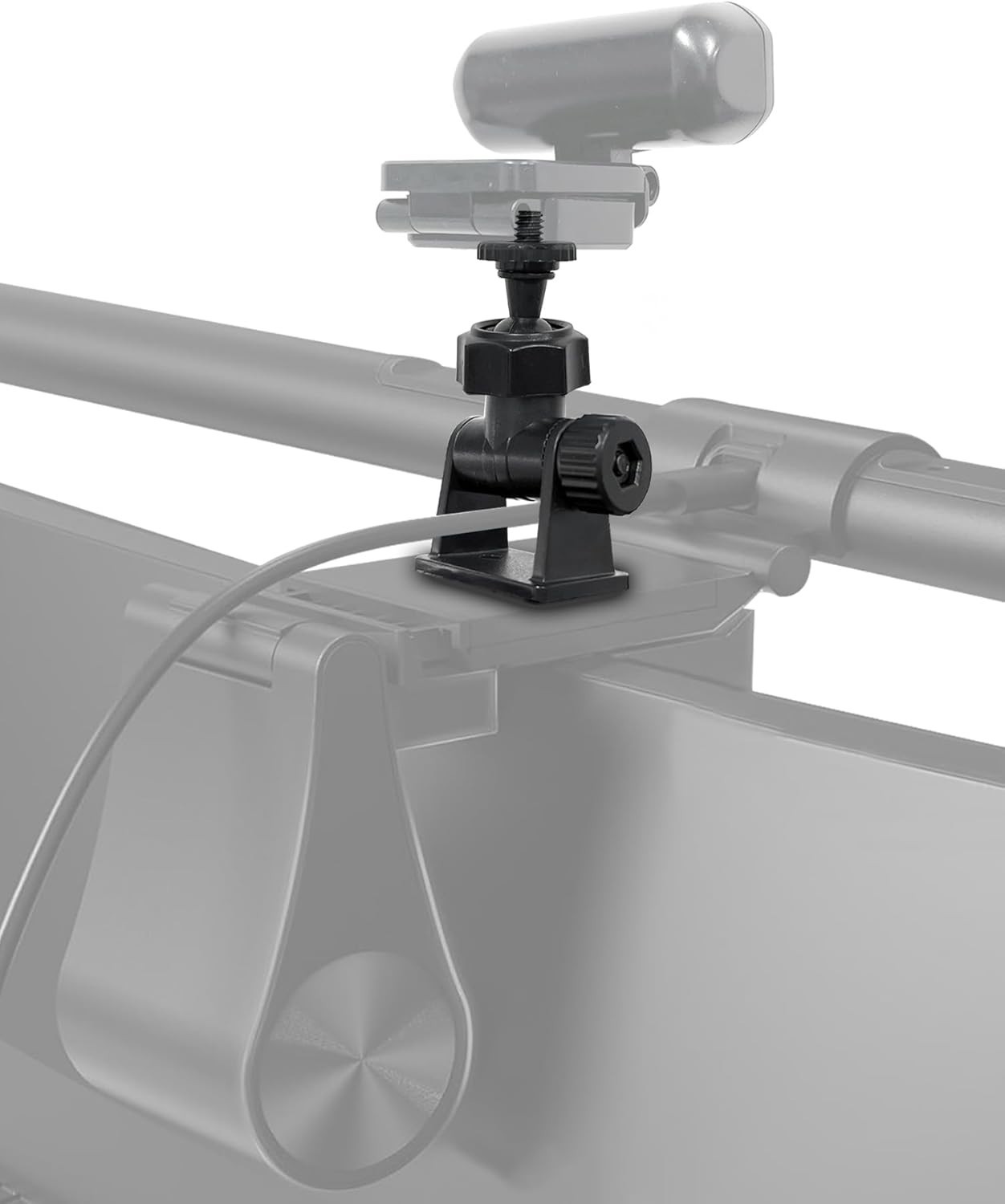 Versatile Web Camera Mount with Strong Adhesive - Fits Logitech & Obsbot Models