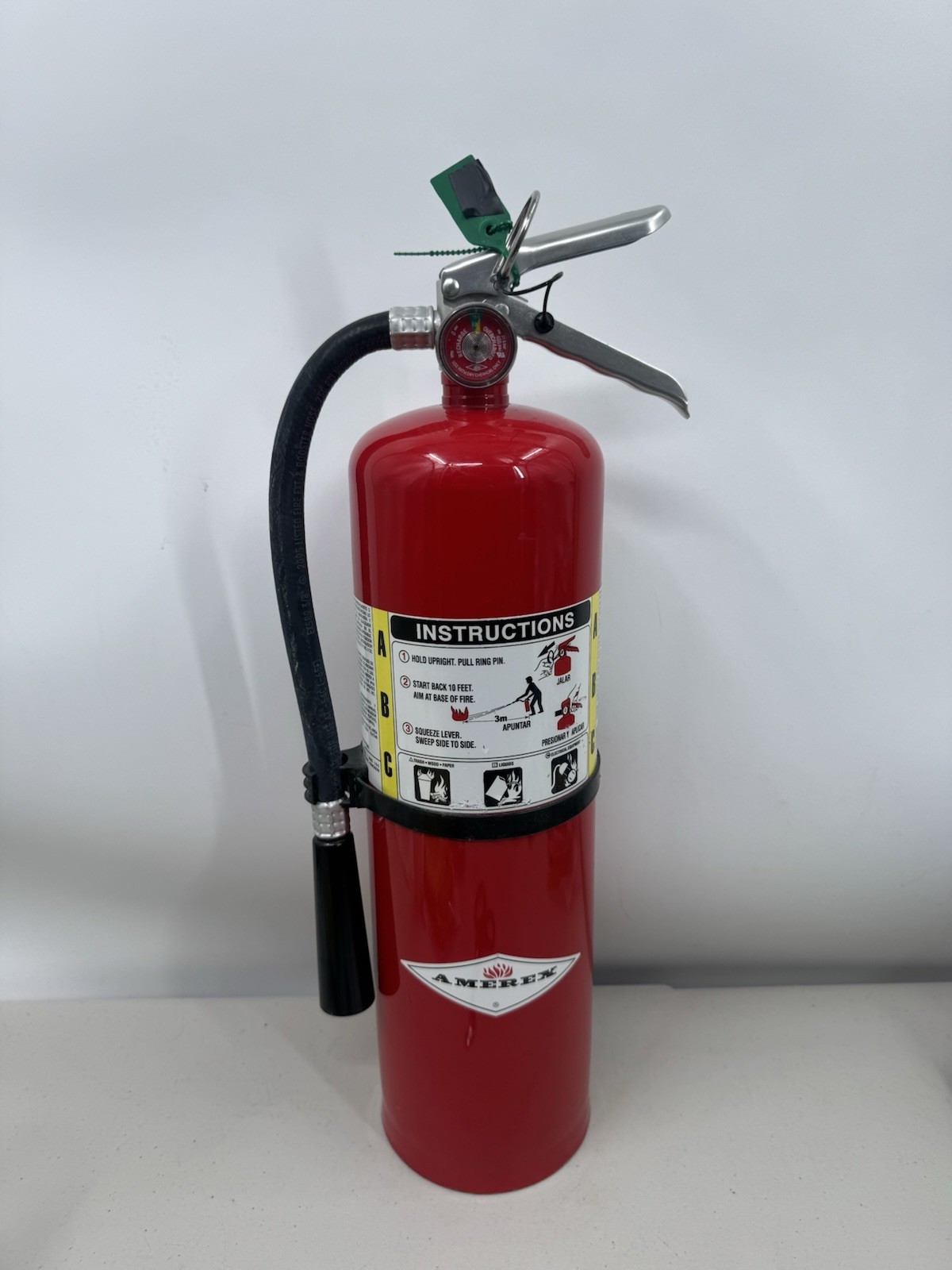 Fire Extinguisher 10Lb ABC Fire Extinguisher Amerex B456 2022 Bracket Safety
