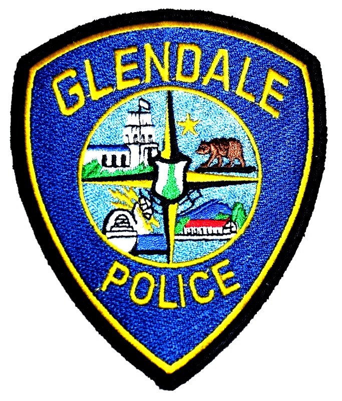GLENDALE – POLICE - CALIFORNIA CA Sheriff Police Patch CITY SEAL WALKING BEAR