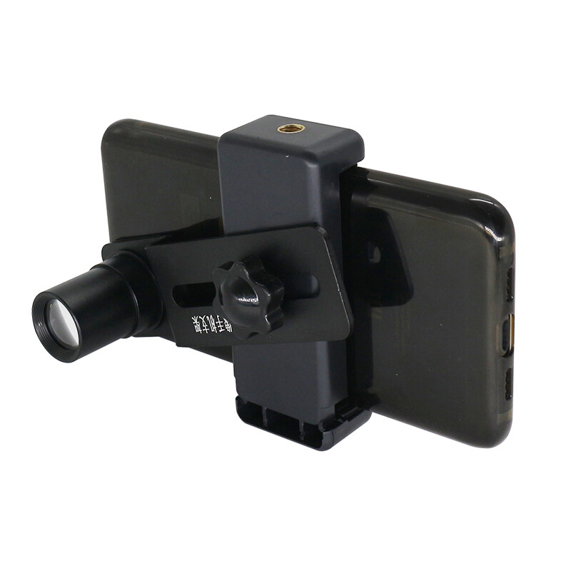 WF12.5X Microscope Eyepiece Mount Adapter Connect Mobile Phone Take Photo Video