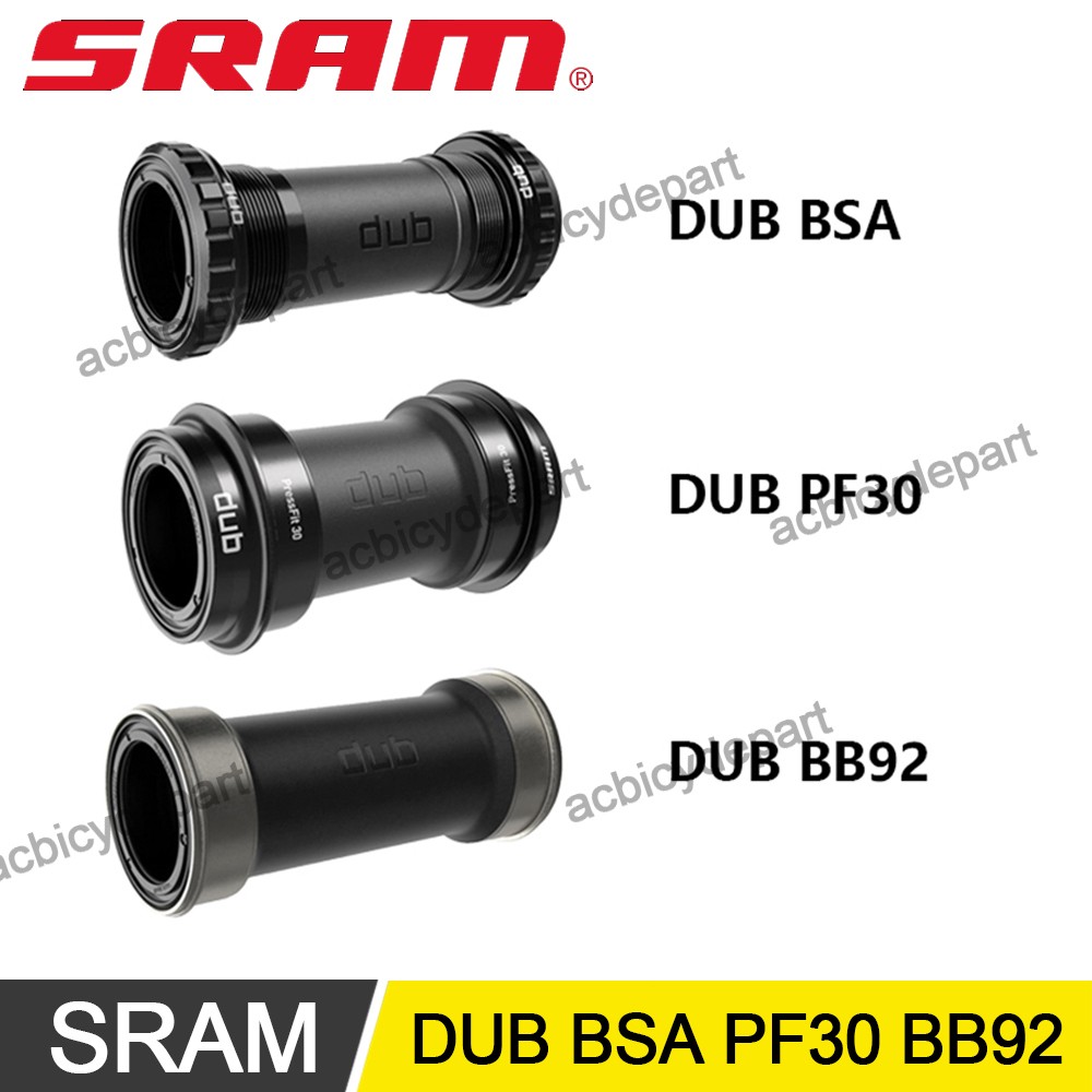 SRAM DUB BSA PF30 BB92 MTB PressFit Bottom Bracket For Sram GX NX SX Crankset