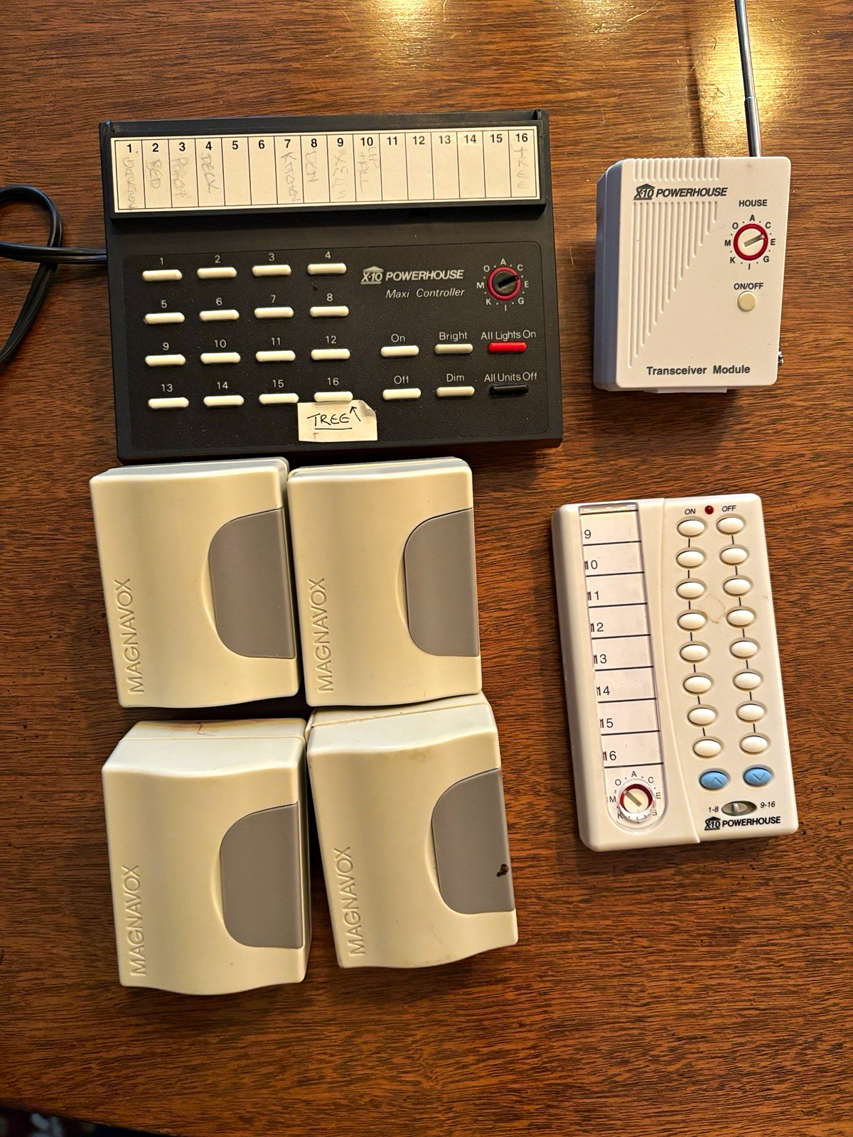 X10 Home Automation Remote Modules w/ Plug Modules Lot of 7 items