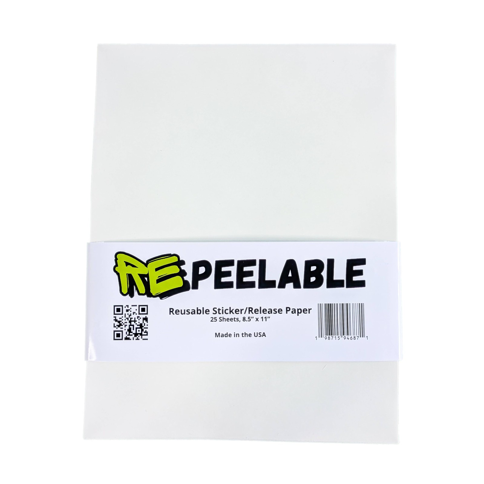 Paper, Double Sided Silicone Release Backing for Collecting Organizing and Re...