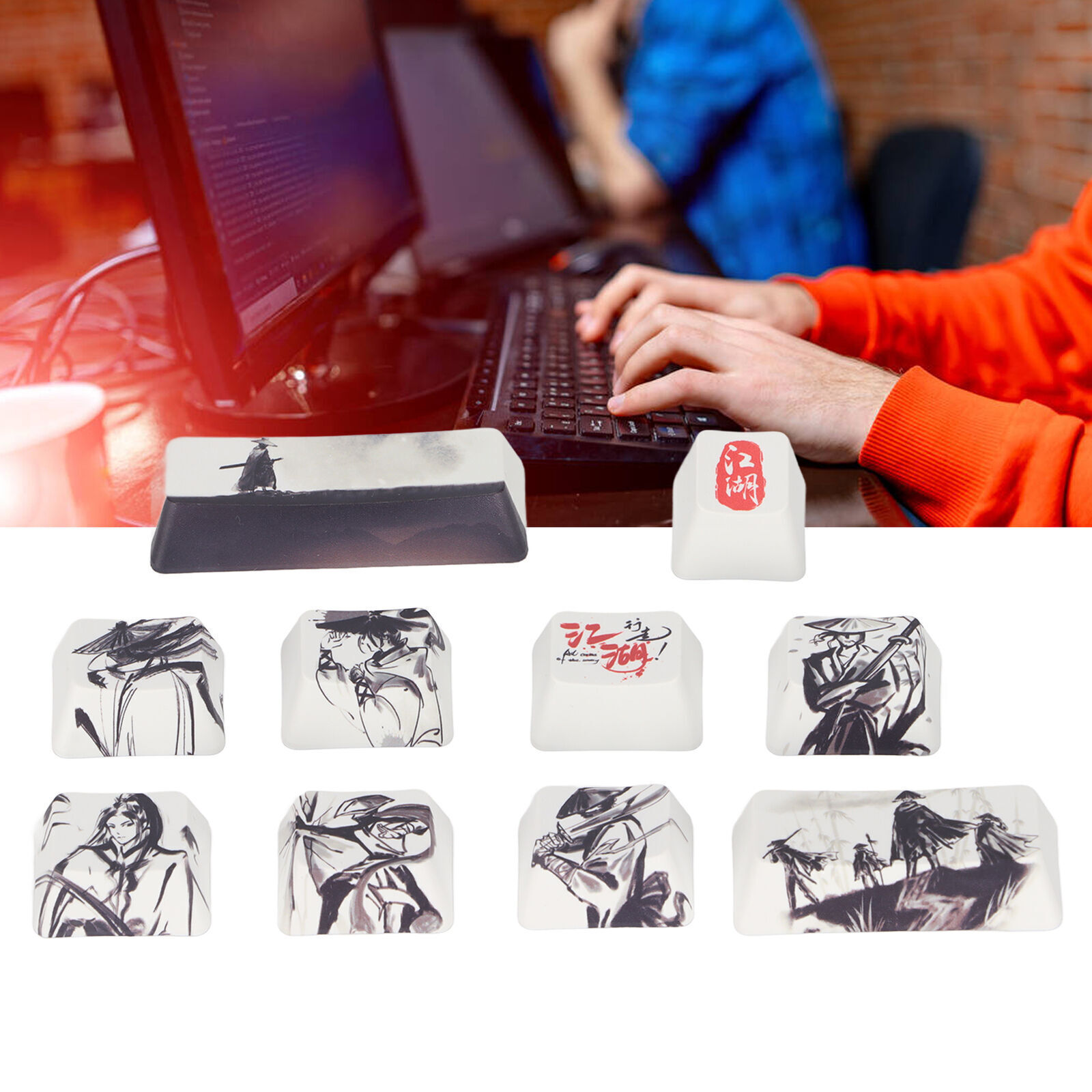Keycap Sublimation Process Fine Workmanship Clear Pattern DIY Production Keyboar