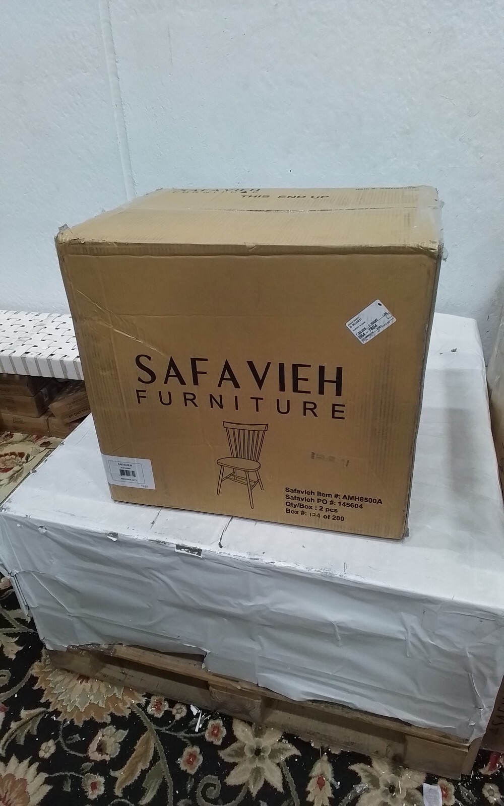 Safavieh PARKER SPINDEL SIDE CHAIR, Reduced Price 2172745695 AMH8500A