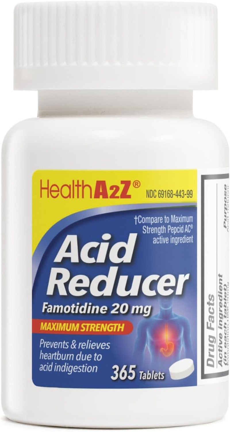 ® Acid Reducer | Famotidine 20Mg | Maximum Strength | Relief from Heart Burn Due